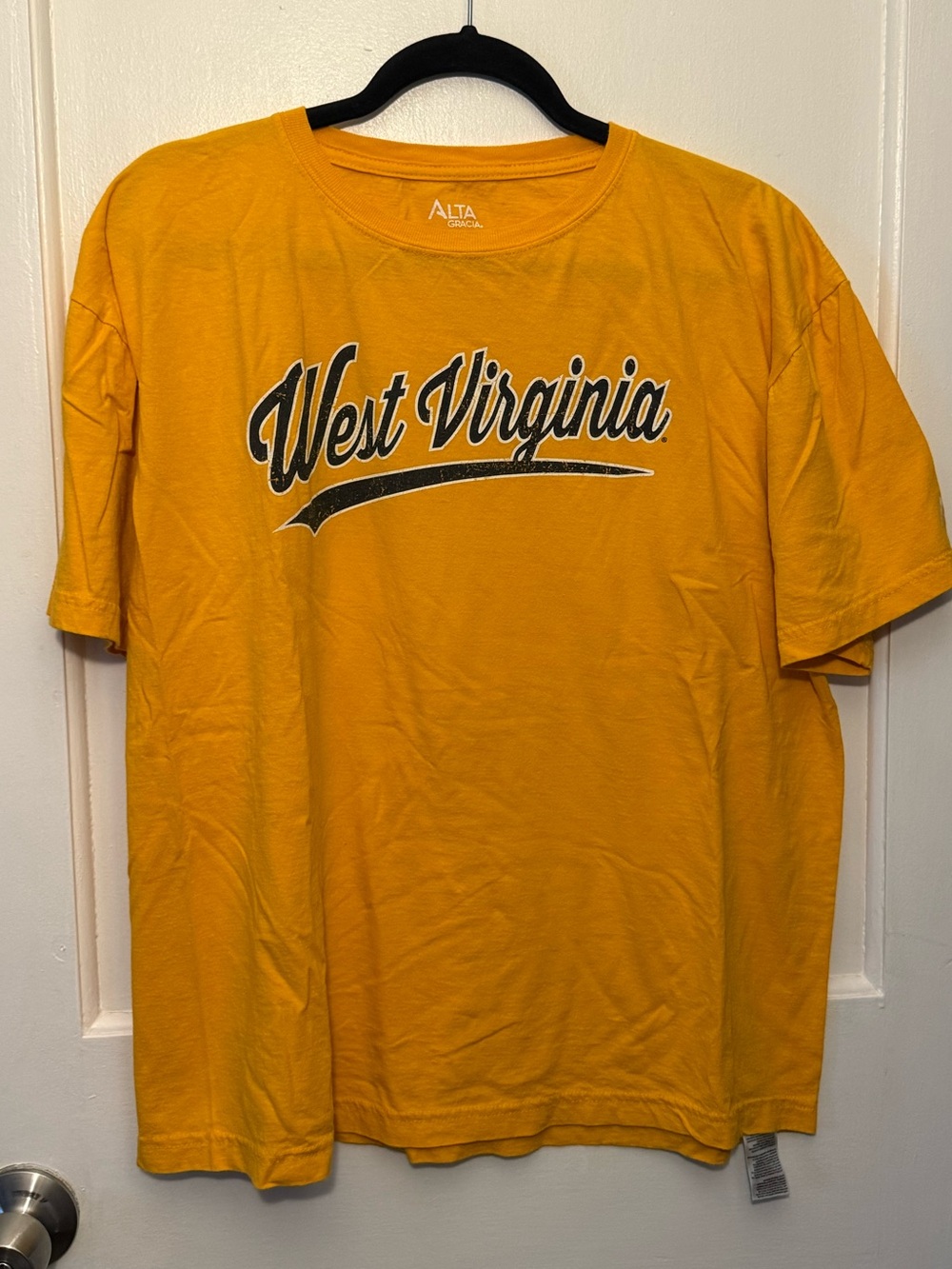 Yellow West Virginia Short-Sleeve Tee